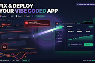 fix and deploy your lovable or bolt vibe coded app