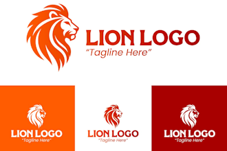do design good looking lion logo