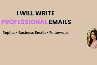 write professional emails, replies and messages