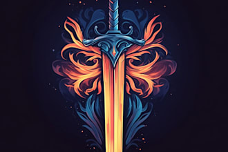 a custom fantasy logo