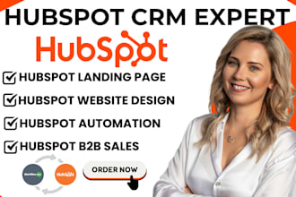 setup hubspot CRM,marketing sales automation pipelines for agencies and coaches
