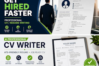 be your professional CV and resume writer