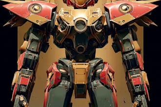 make robots and concept art of futuristic mecha
