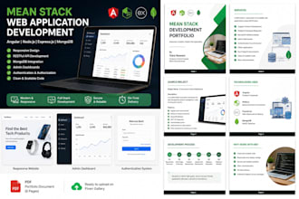 build a responsive mean stack web application