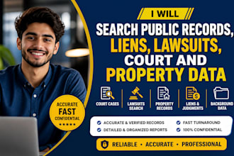 search public records liens lawsuits court and property data