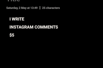 write 10 genuine comments on your posts