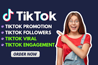 do organic tiktok promotion, tiktok viral marketing, and tiktok video promotion