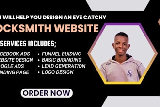 build locksmith website handyman website wordpresslanding page locksmith website