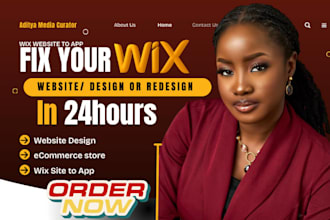 fix, speed optimize and SEO setup your wix website professionally