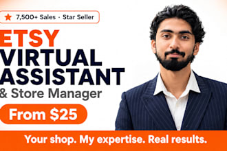 be your etsy virtual assistant and etsy store manager