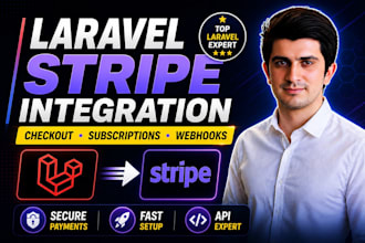integrate stripe in laravel checkout and subscriptions