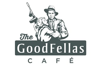 design mafia inspired cafe coffee brand logo