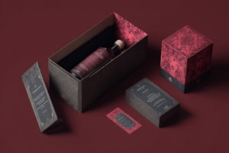 label design and mailer box design