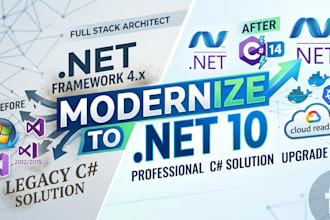 modernize and upgrade your dotnet framework to dotnet 10