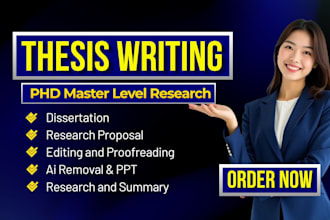 professionally proofread and edit your thesis, dissertation or research proposal