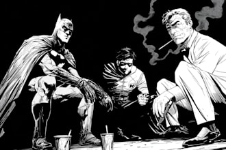 make high quality comic book and graphic novel art