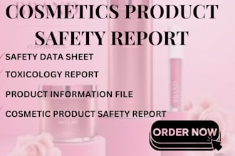 do safety data sheet and cosmetic safety report for your cosmetic product eu uk