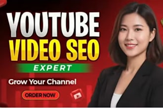 do youtube channel SEO and video optimization for top ranking on search result