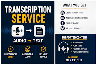 transcribe audio to text fast and accurately