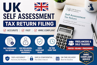 prepare and file uk self assessment, tax returns fast and accurately