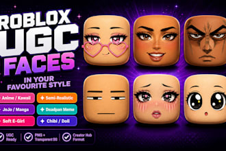 design custom roblox ugc face textures