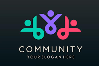 do an original high quality community group logo in one day delivery