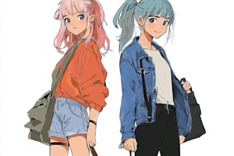do a anime character