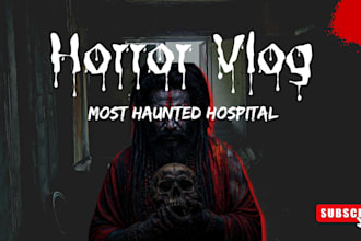 design viral horror thumbnails and mystery story thumbnails
