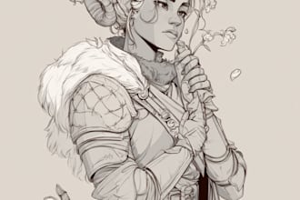 create warcraft fantasy dungeons and dragons illustrations