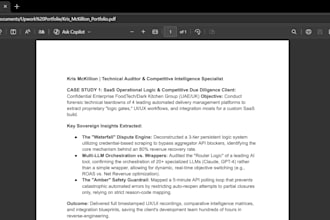 conduct forensic saas and b2b competitive intelligence
