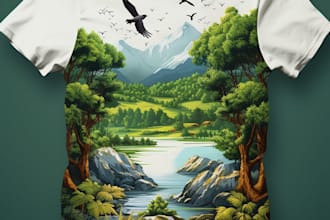 creative and modern t shirt design
