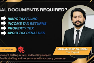 handle UK income tax, self assessment and tax advice
