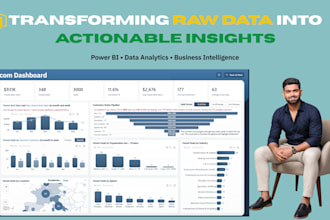 create power bi dashboards for ecommerce and marketing analytics