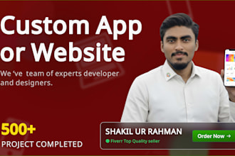 build app, website, admin panel or responsive design