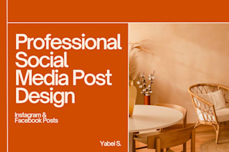 design instagram or facebook posts