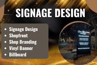 storefront sigpage, shopfront, signboard  3dsignage mockup design