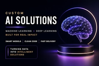 build custom machine learning models and ai solution