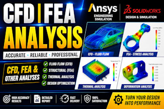 do cfd, fea, and other analysis in ansys and solidworks