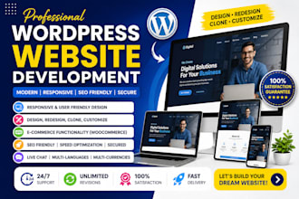 do website development, build wordpress sites and host them