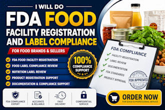 do fda food facility registration and label compliance