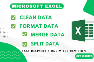 clean, organize, and automate messy excel or CSV data