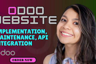 odoo implementation, maintenance, API integration, and odoo support