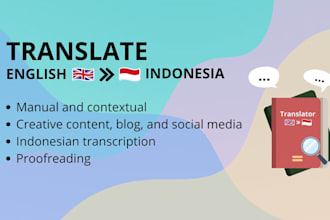 translate from english to bahasa indonesia