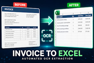 extract data from PDF and images to excel using ocr