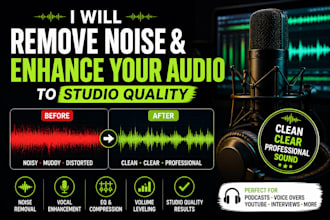 edit and enhance your audio to professional studio quality