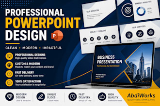 design a professional powerpoint presentation