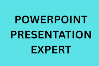 expert in creating powerpoint presentation