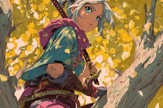 draw anime portrait or orginal character avatar for you pfp