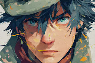 do anime character art