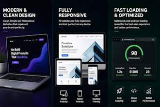 design and build simple websites
